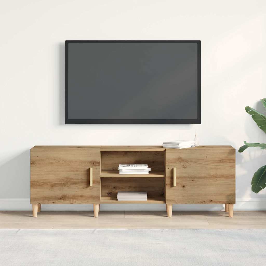 Dulap TV stejar artizanal 150 x 30 x 50 cm Lemn compozit GartenMobel Dekor
