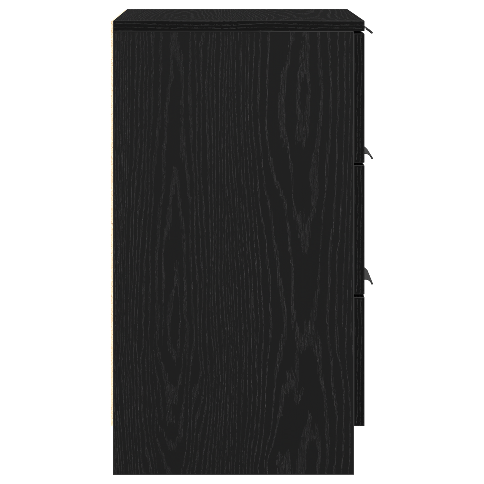 Dulap de noapte cu sertar 2 pcs Stejar negru 40 x 65 x 65 cm GartenMobel Dekor