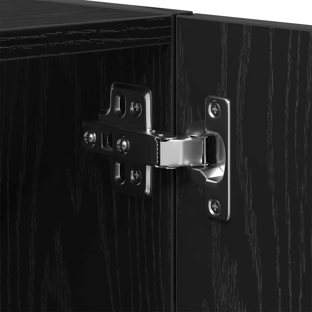 Dulap de perete Stejar negru 60 x 30 x 60 cm Lemn compozit GartenMobel Dekor