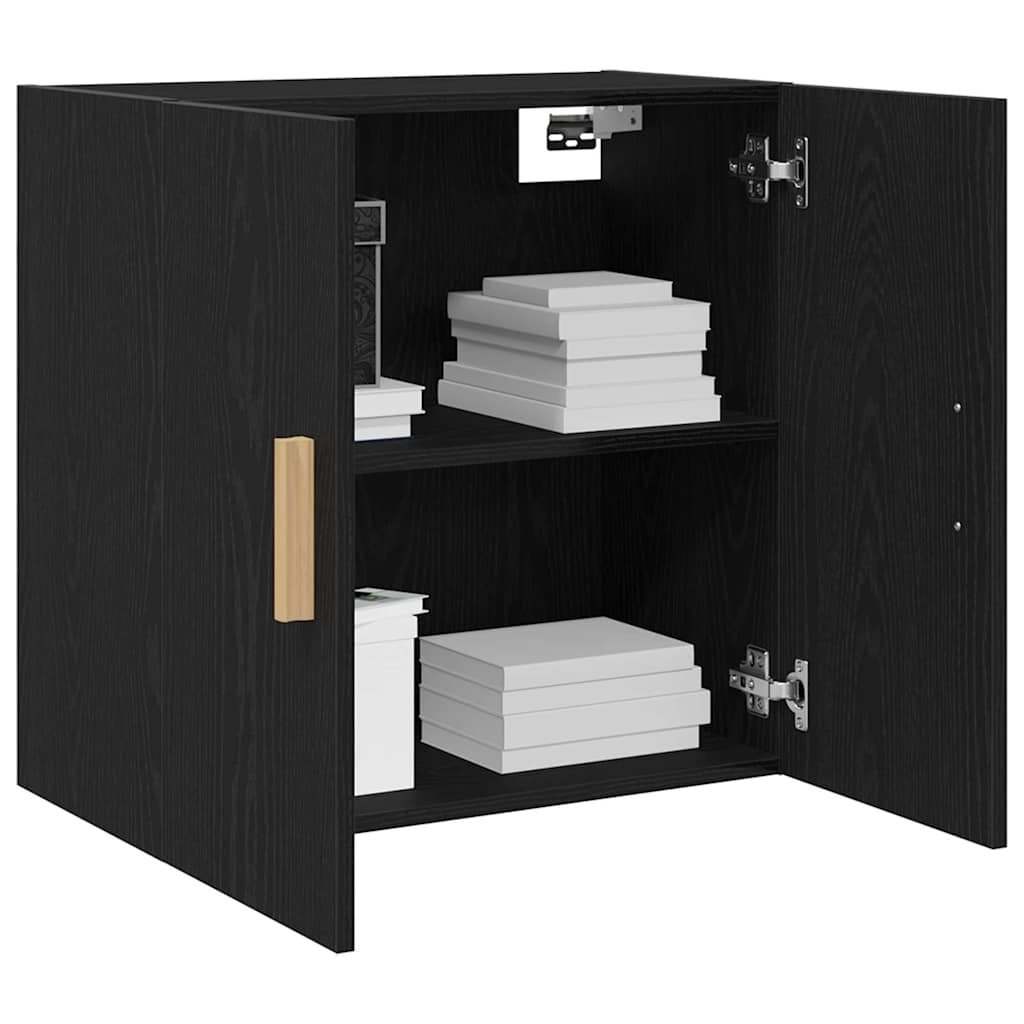 Dulap de perete Stejar negru 60 x 30 x 60 cm Lemn compozit GartenMobel Dekor