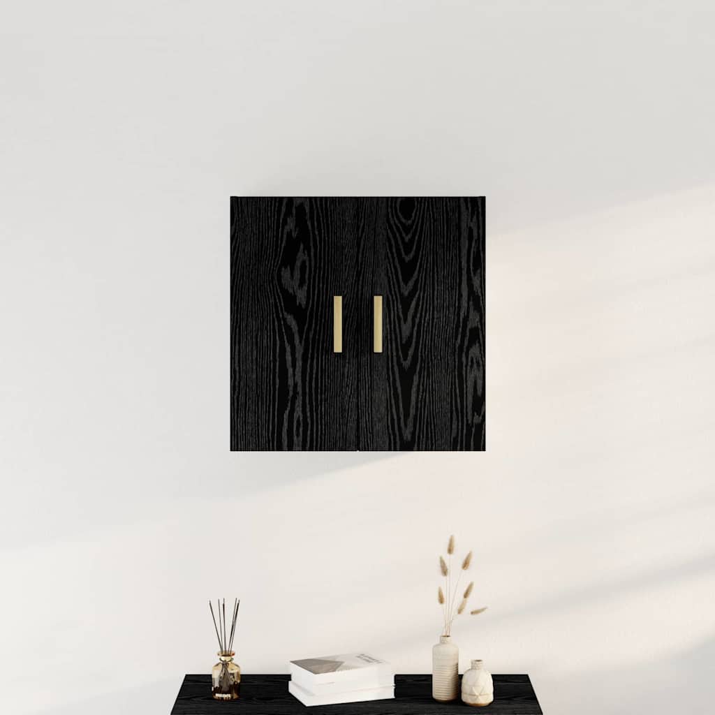 Dulap de perete Stejar negru 60 x 30 x 60 cm Lemn compozit GartenMobel Dekor