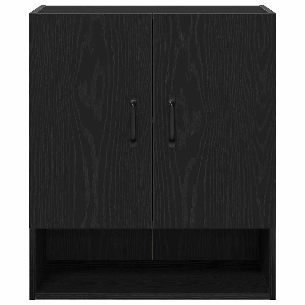 Dulap de perete Stejar negru 60 x 30 x 70 cm Lemn compozit GartenMobel Dekor