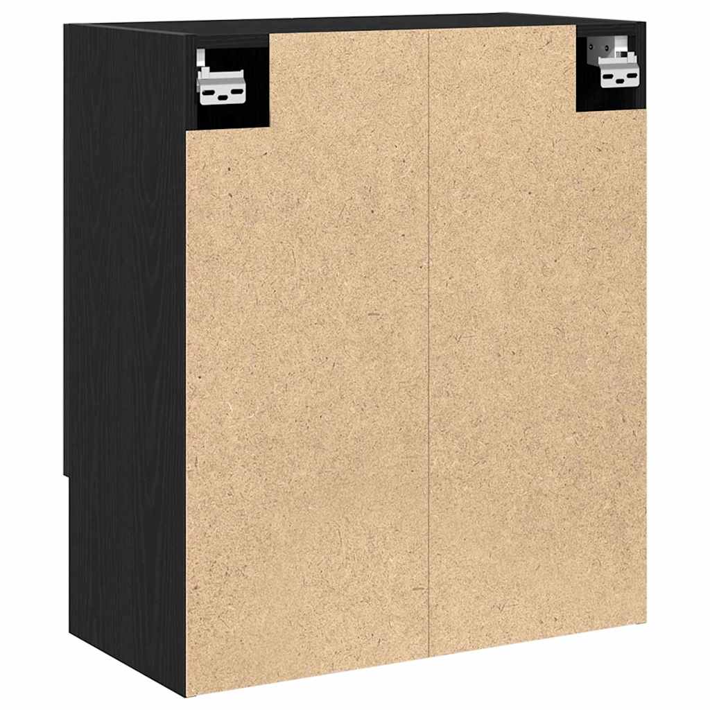 Dulap de perete Stejar negru 60 x 30 x 70 cm Lemn compozit GartenMobel Dekor
