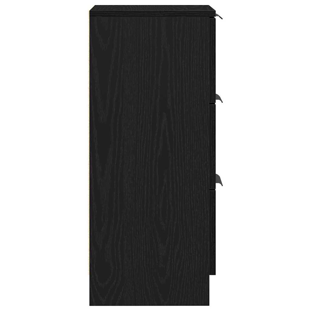 Dulap lateral din stejar negru Stejar negru 30 x 30 x 70 cm GartenMobel Dekor