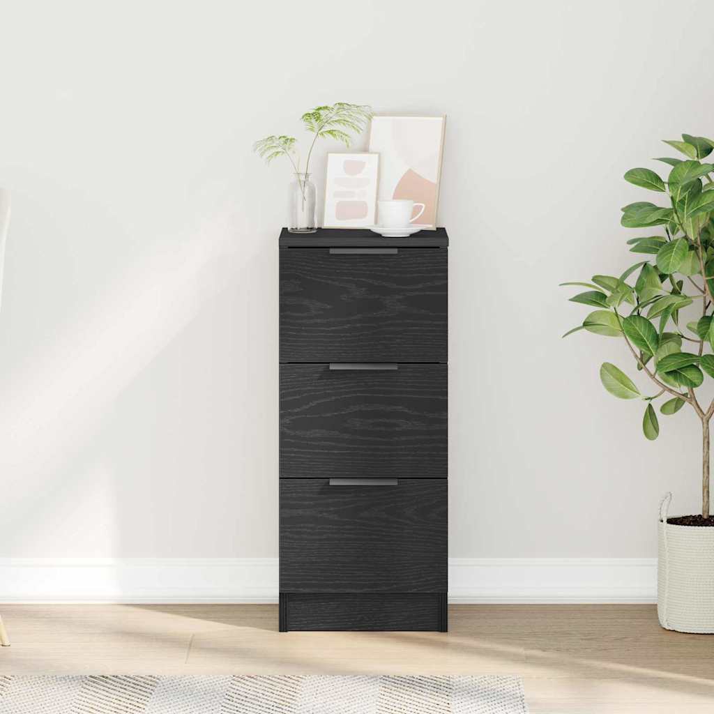 Dulap lateral din stejar negru Stejar negru 30 x 30 x 70 cm GartenMobel Dekor