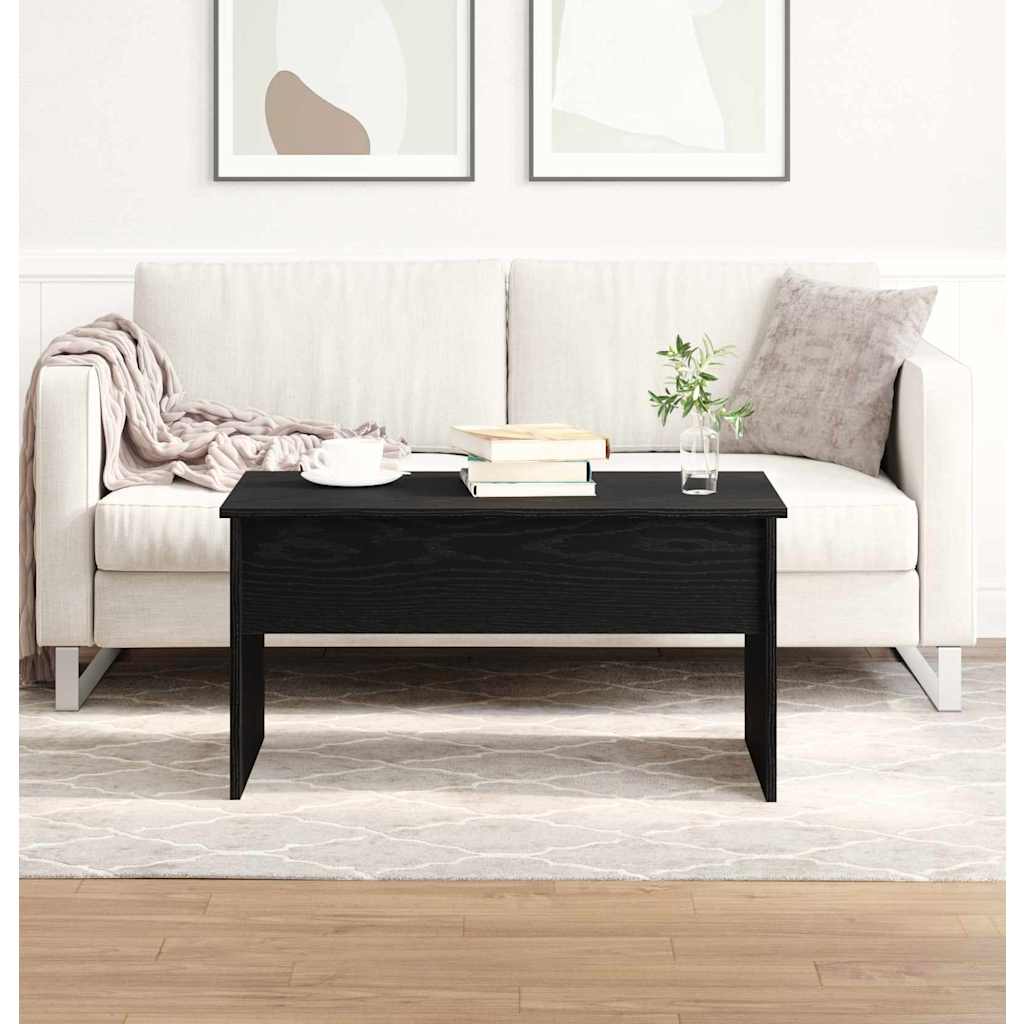 Masă de cafea Stejar Negru 80 x 50.5 x 41.5 cm Lemn compozit GartenMobel Dekor