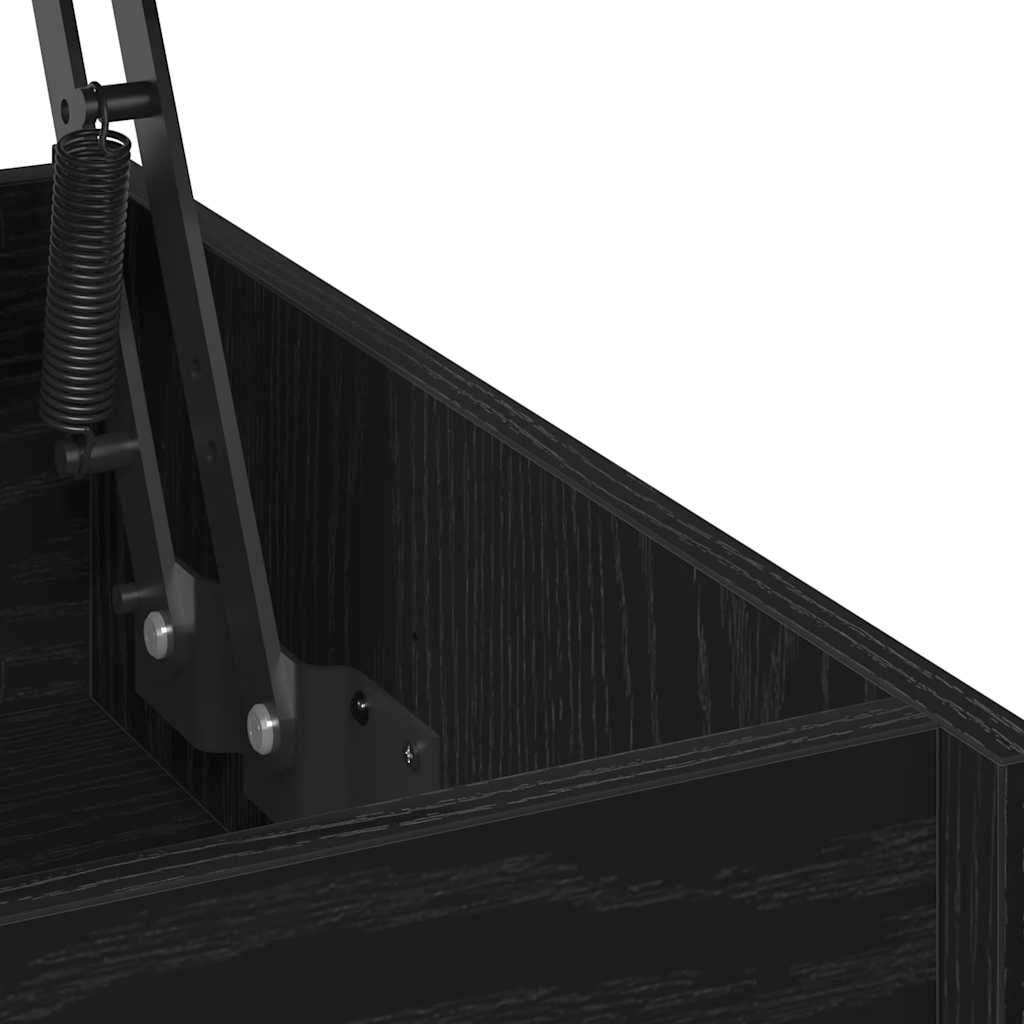 Masă de cafea Stejar Negru 80 x 50.5 x 41.5 cm Lemn compozit GartenMobel Dekor