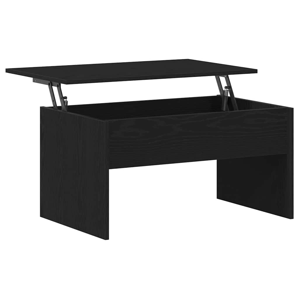 Masă de cafea Stejar Negru 80 x 50.5 x 41.5 cm Lemn compozit GartenMobel Dekor