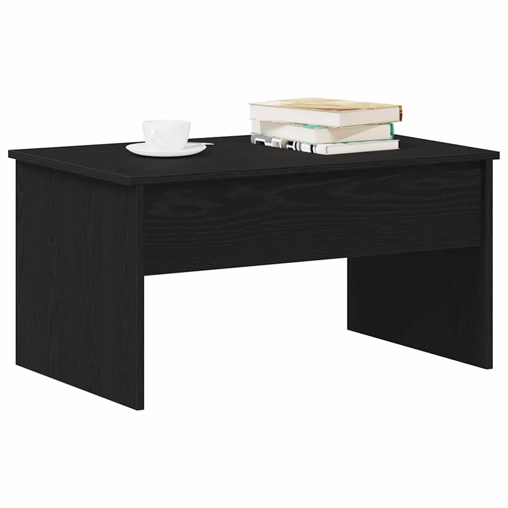 Masă de cafea Stejar Negru 80 x 50.5 x 41.5 cm Lemn compozit GartenMobel Dekor