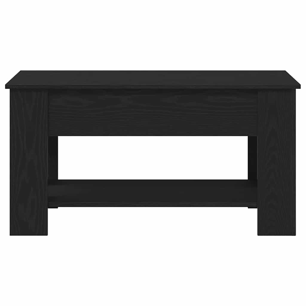 Masă de cafea Stejar negru 101 x 49 x 52 cm Lemn compozit GartenMobel Dekor