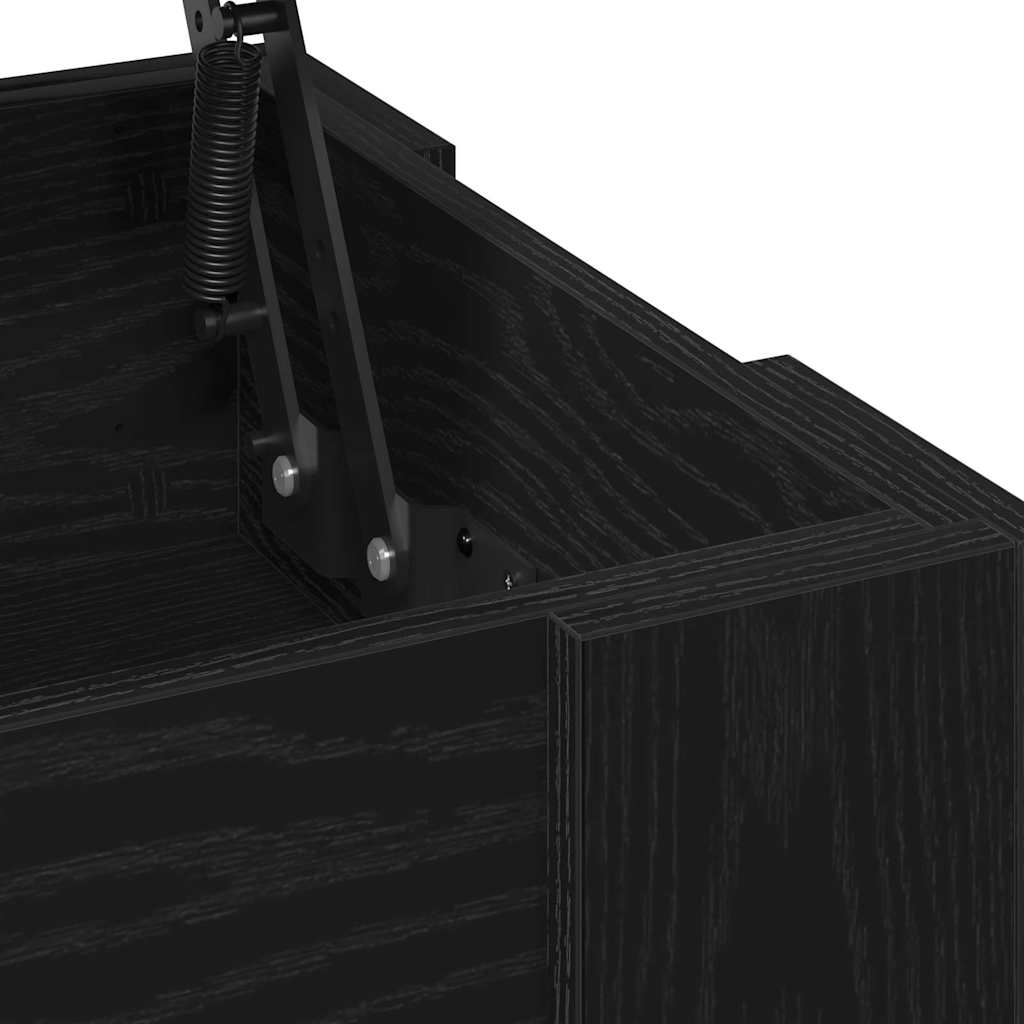 Masă de cafea Stejar negru 101 x 49 x 52 cm Lemn compozit GartenMobel Dekor