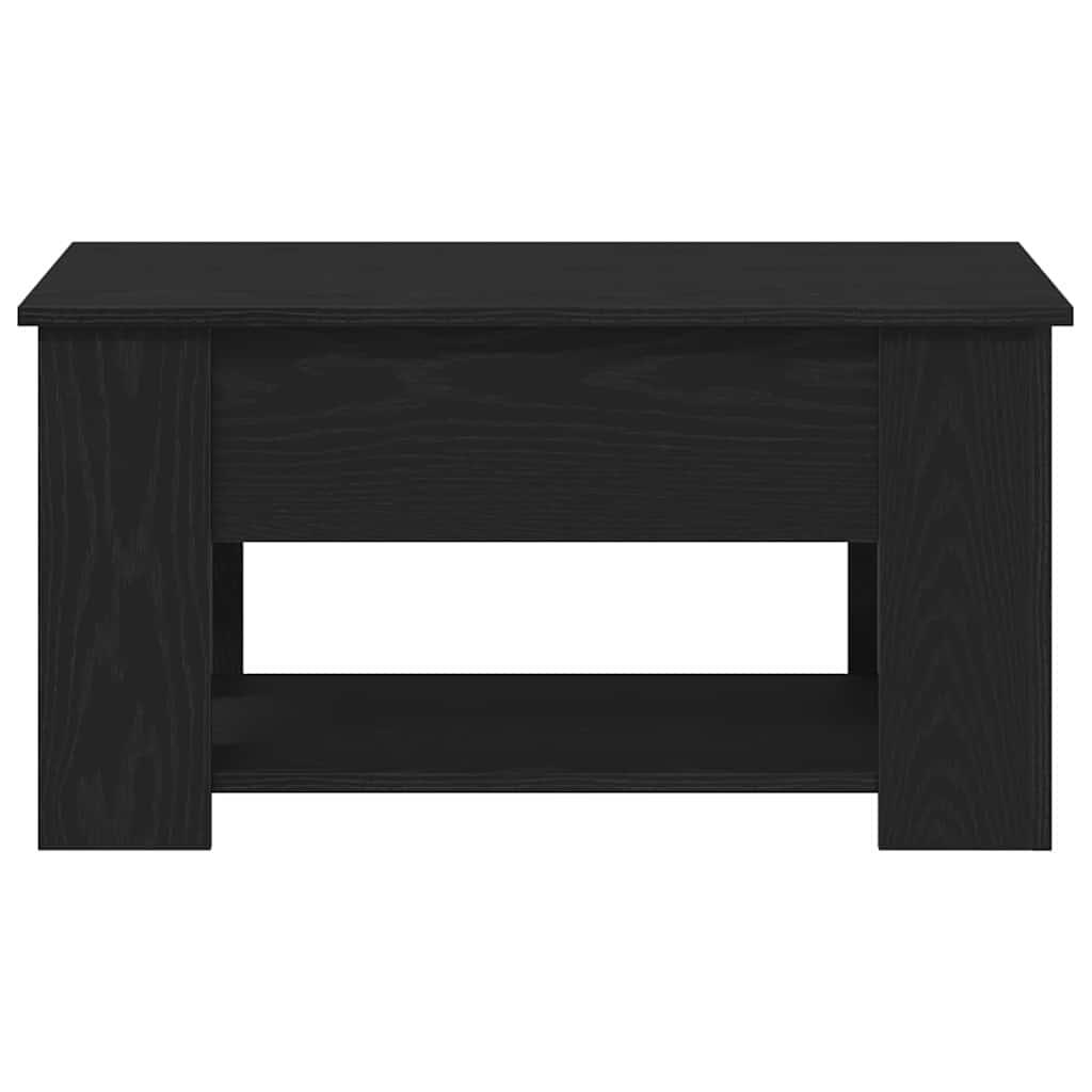 Masă de cafea Stejar negru 79 x 49 x 41 cm Lemn compozit GartenMobel Dekor