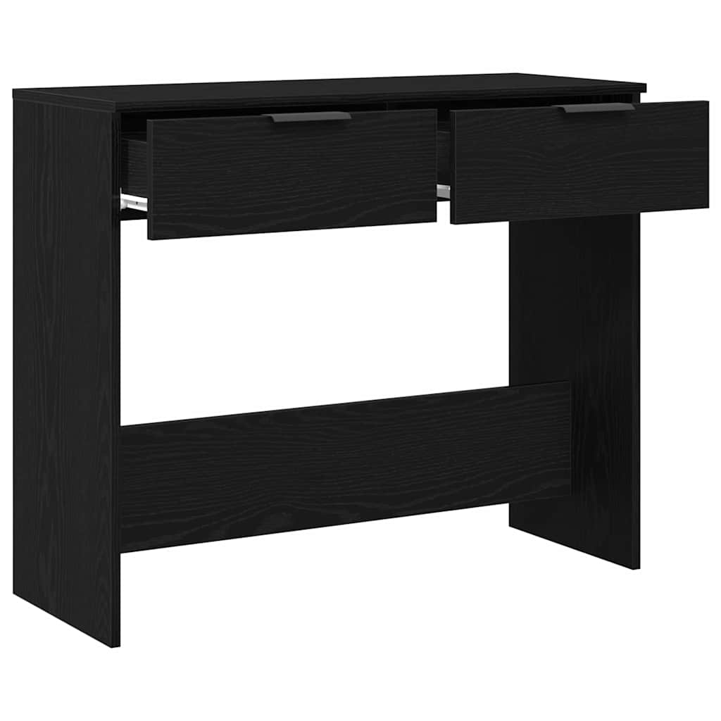 Masă de consolă Stejar negru 90 x 36 x 75 cm Lemn compozit GartenMobel Dekor