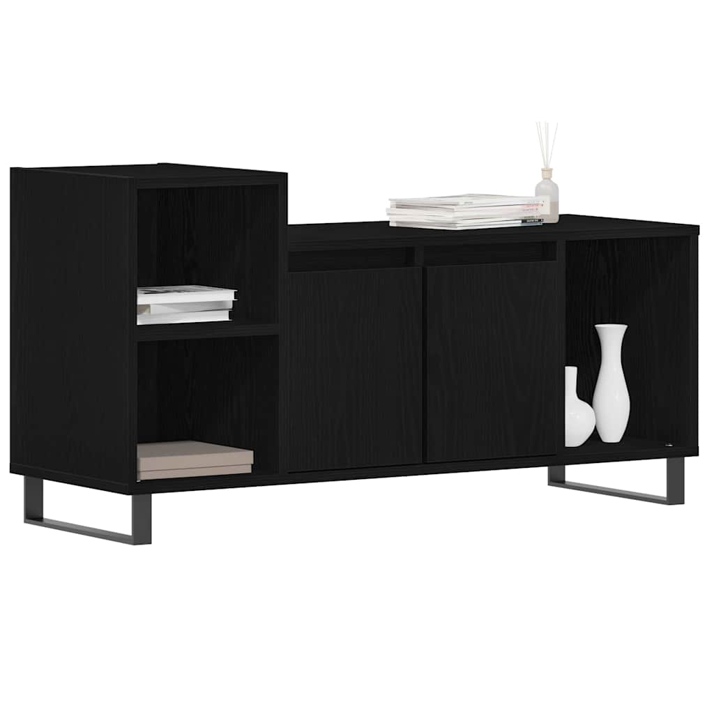 Cabinet TV Stejar negru 100 x 35 x 55 cm Lemn compozit GartenMobel Dekor