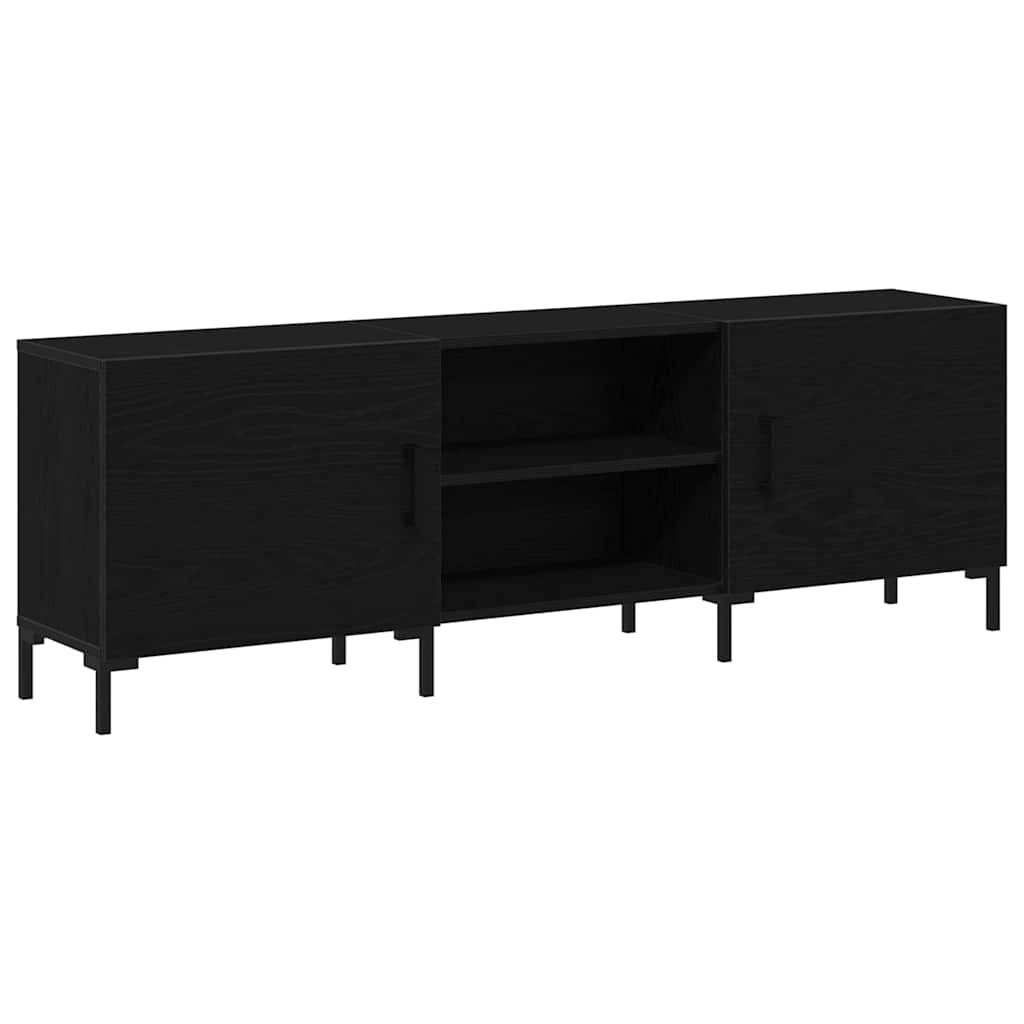 Cabinet TV Stejar negru 150 x 30 x 50 cm Lemn compozit GartenMobel Dekor