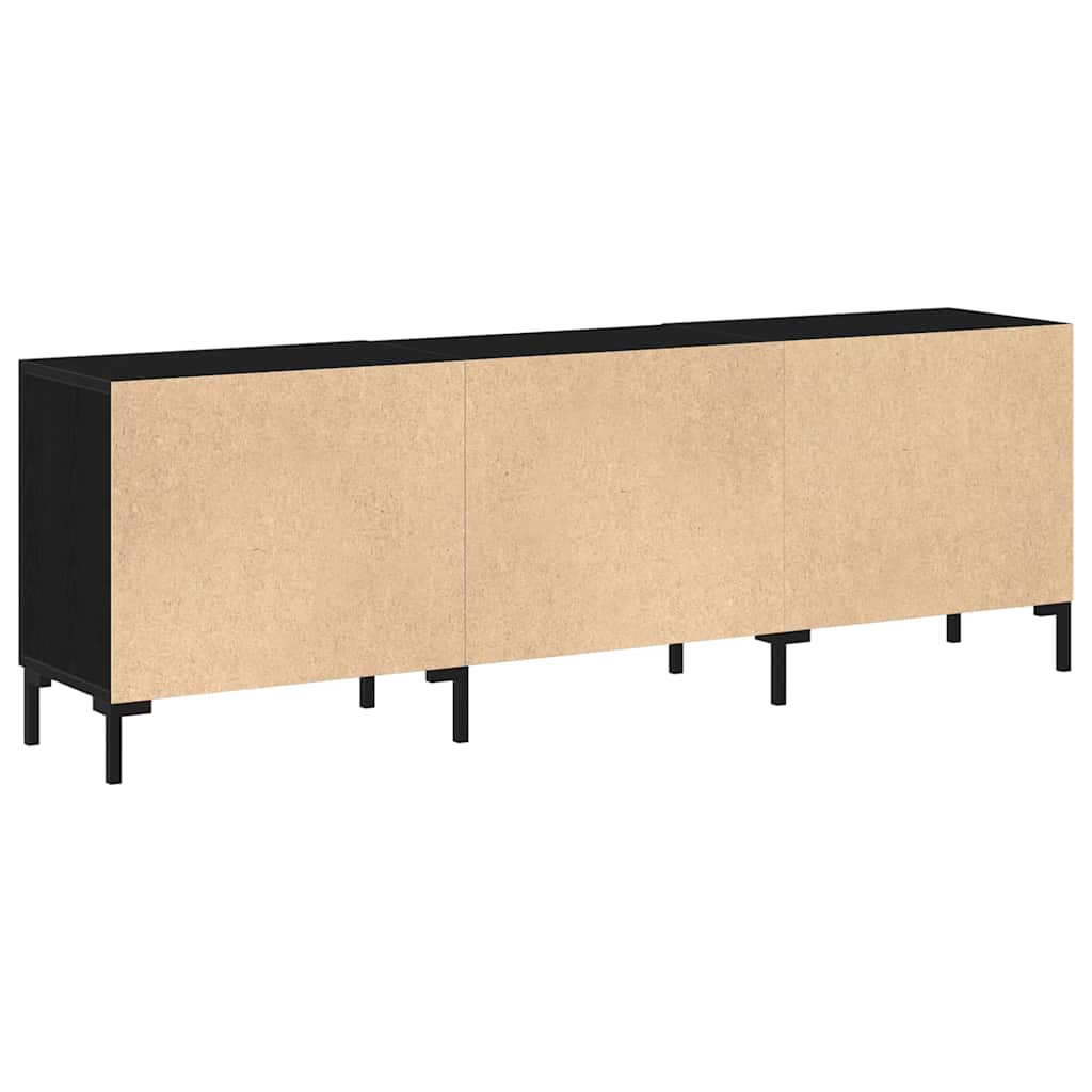 Cabinet TV Stejar negru 150 x 30 x 50 cm Lemn compozit GartenMobel Dekor