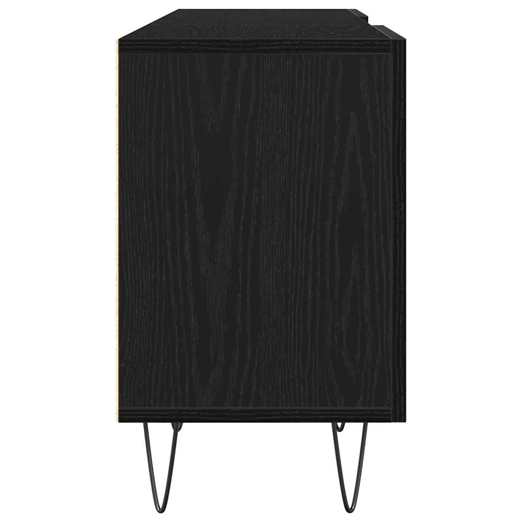 Cabinet TV Stejar negru 150 x 30 x 50 cm Lemn compozit GartenMobel Dekor