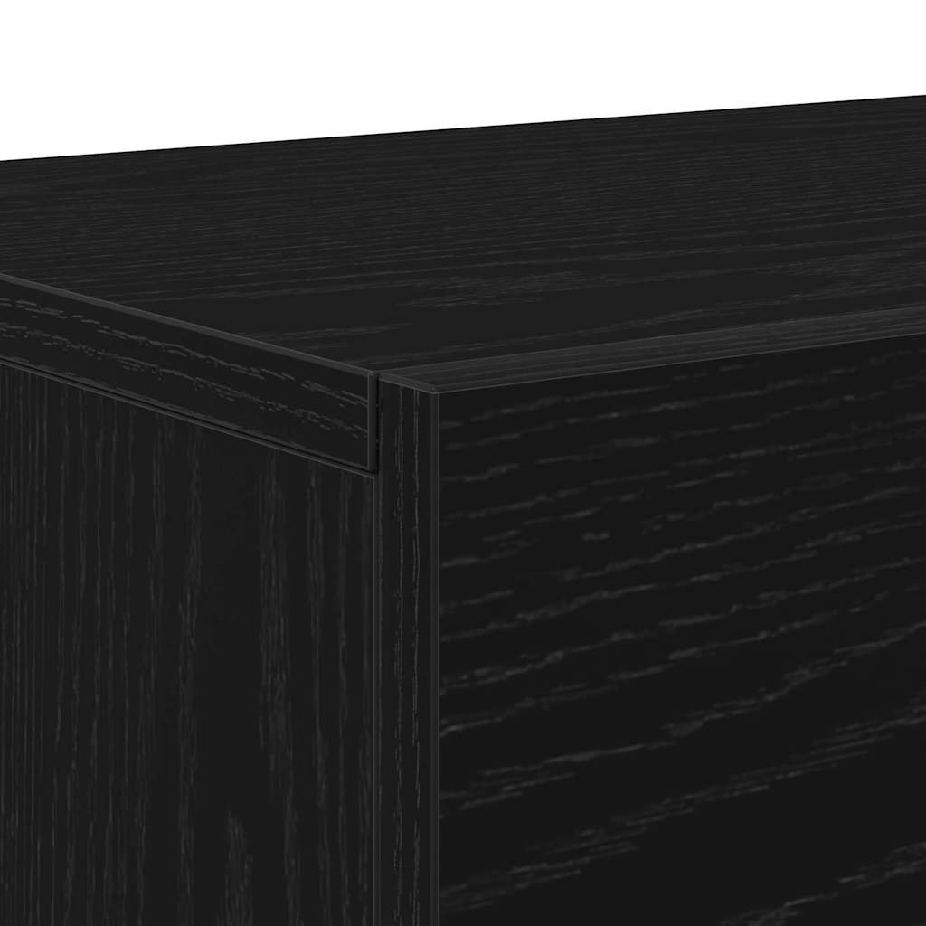 Cabinet TV Stejar negru 150 x 30 x 50 cm Lemn compozit GartenMobel Dekor