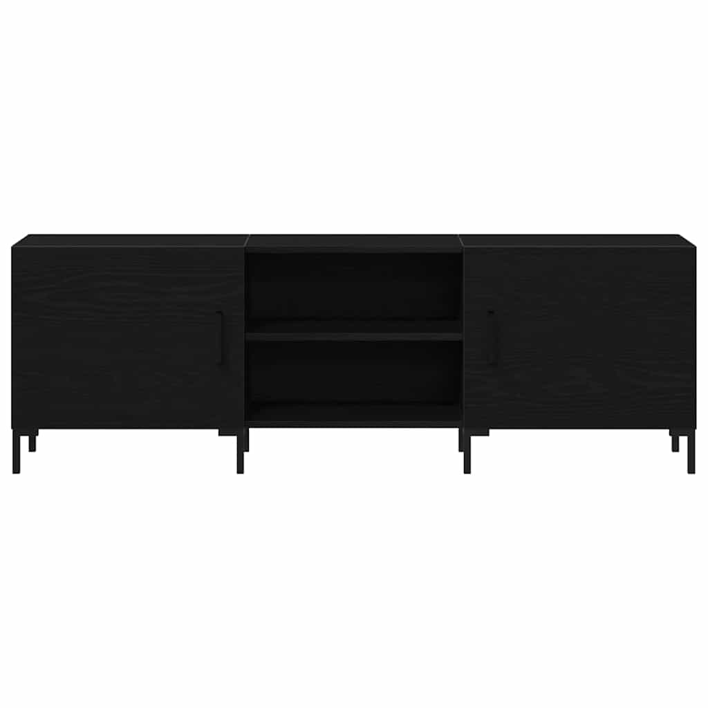Cabinet TV Stejar negru 150 x 30 x 50 cm Lemn compozit GartenMobel Dekor