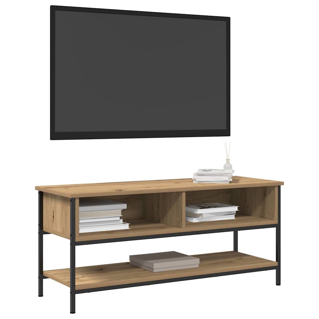 Cabinet TV stejar artizanal 100 x 35 x 45 cm Lemn compozit GartenMobel Dekor