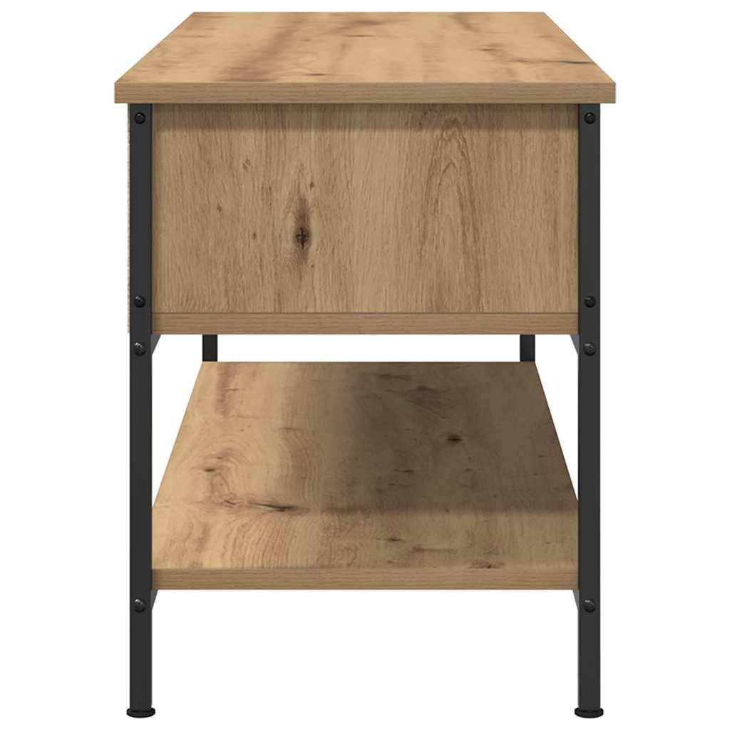 Cabinet TV stejar artizanal 100 x 35 x 45 cm Lemn compozit GartenMobel Dekor