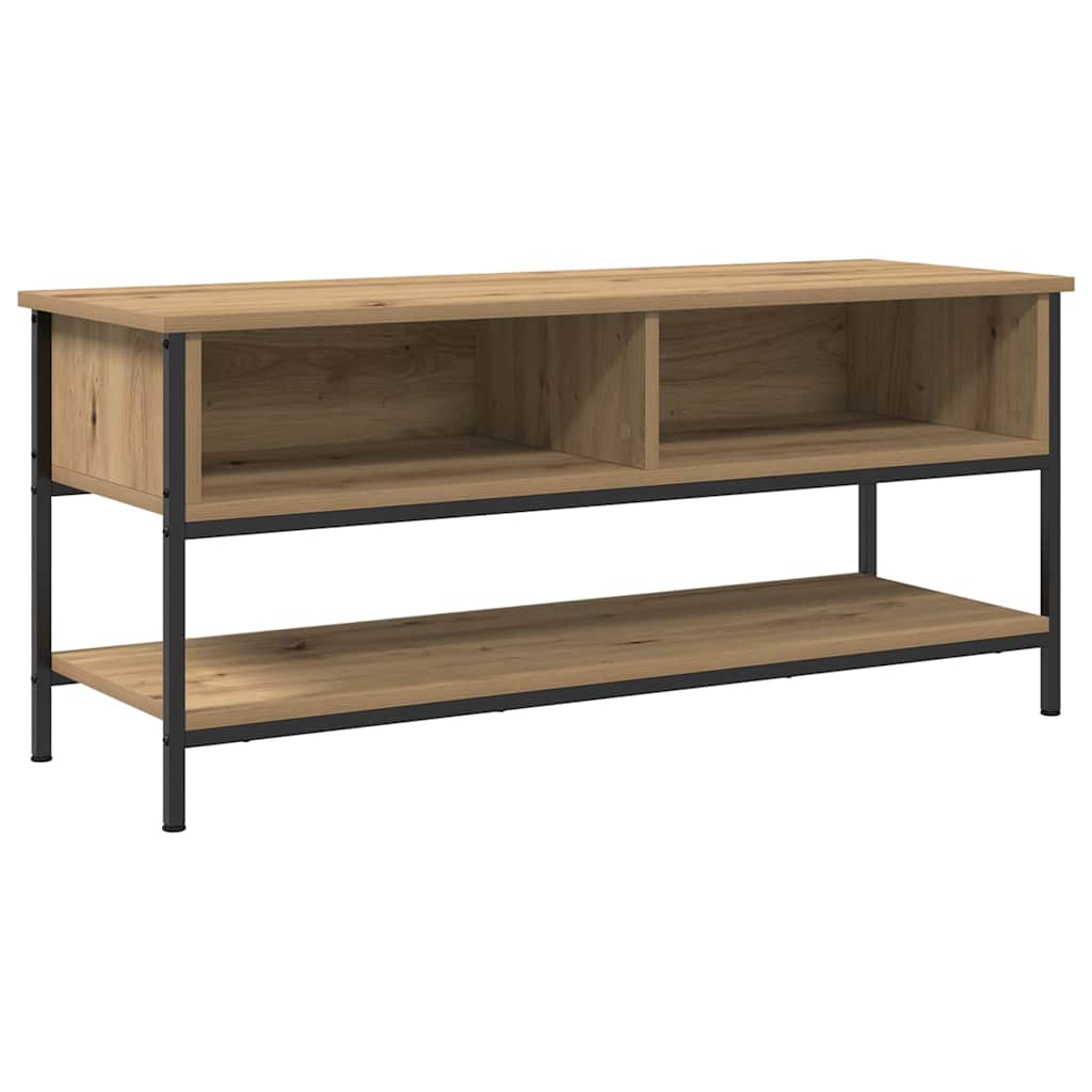 Cabinet TV stejar artizanal 100 x 35 x 45 cm Lemn compozit GartenMobel Dekor