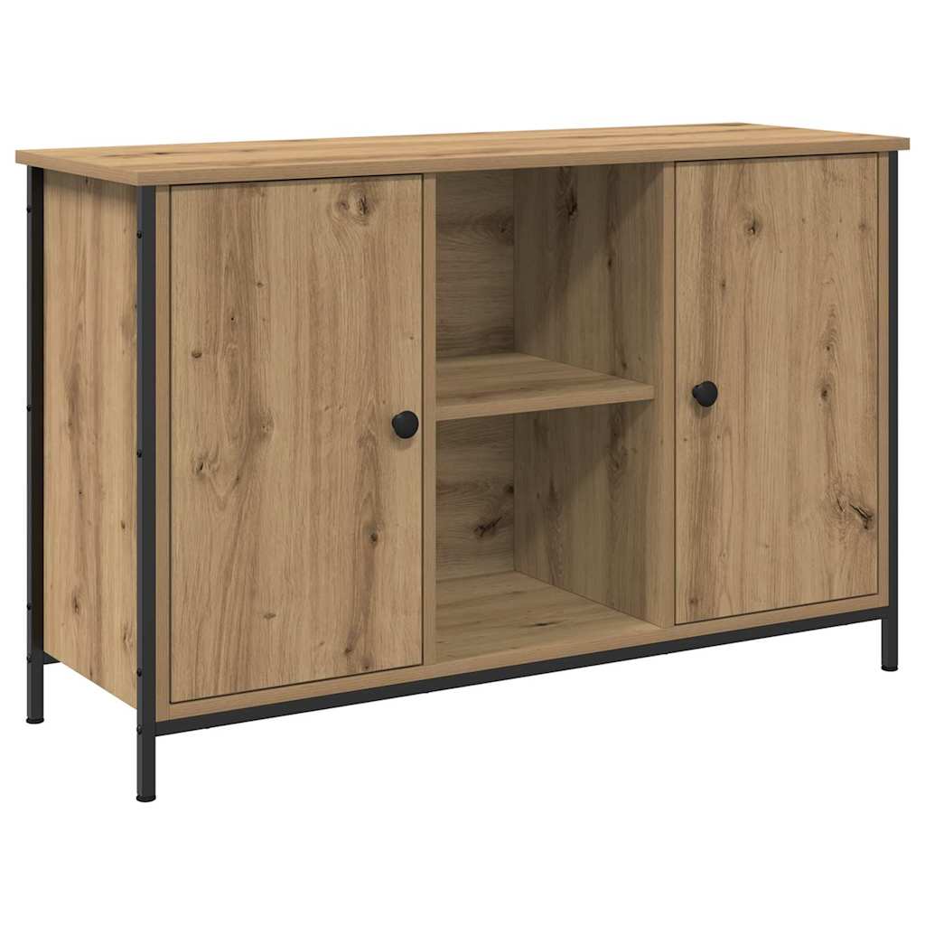 Cabinet TV stejar artizanal 101 x 35 x 65 cm Lemn compozit GartenMobel Dekor