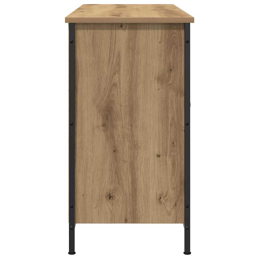 Cabinet TV stejar artizanal 101 x 35 x 65 cm Lemn compozit GartenMobel Dekor