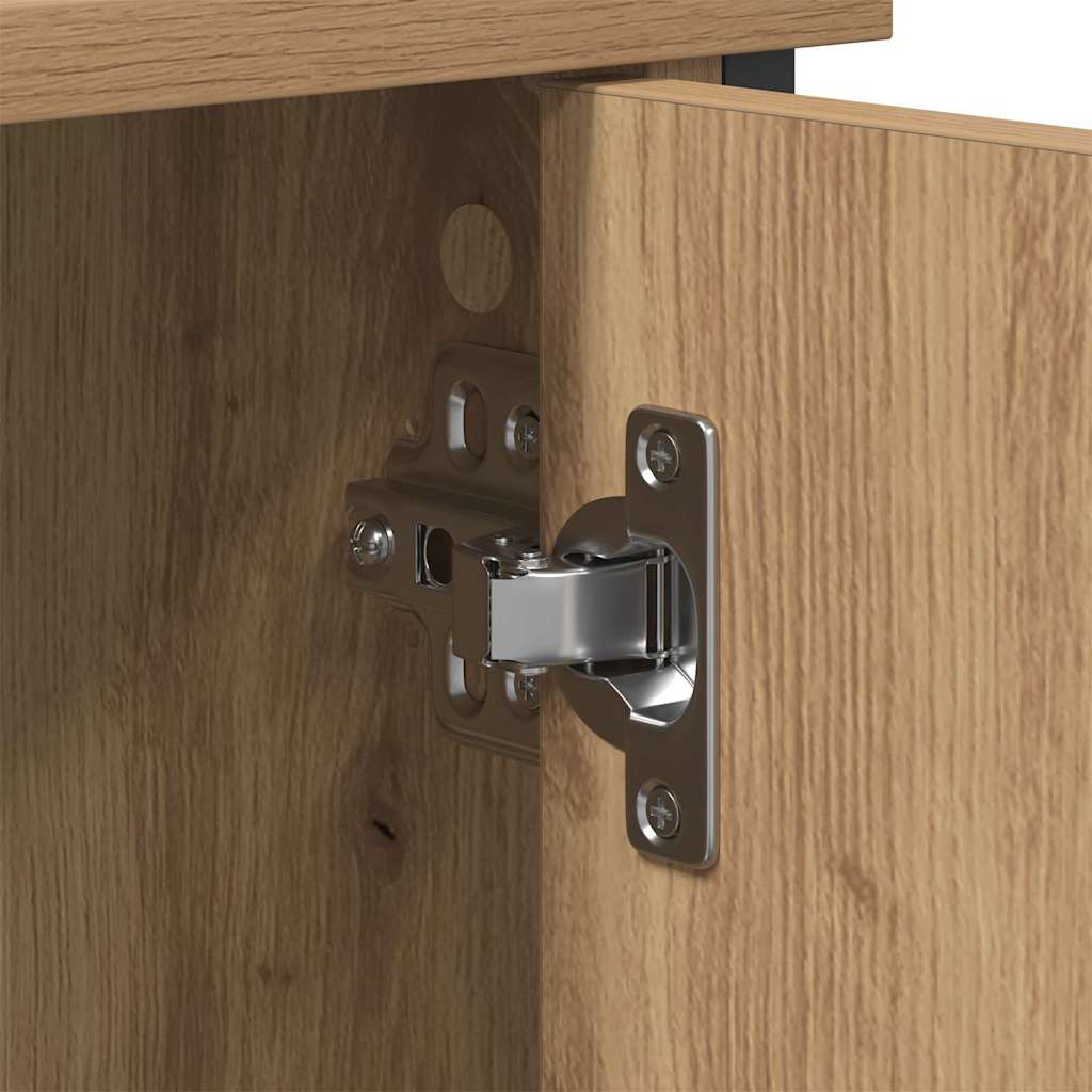 Cabinet TV stejar artizanal 101 x 35 x 65 cm Lemn compozit GartenMobel Dekor