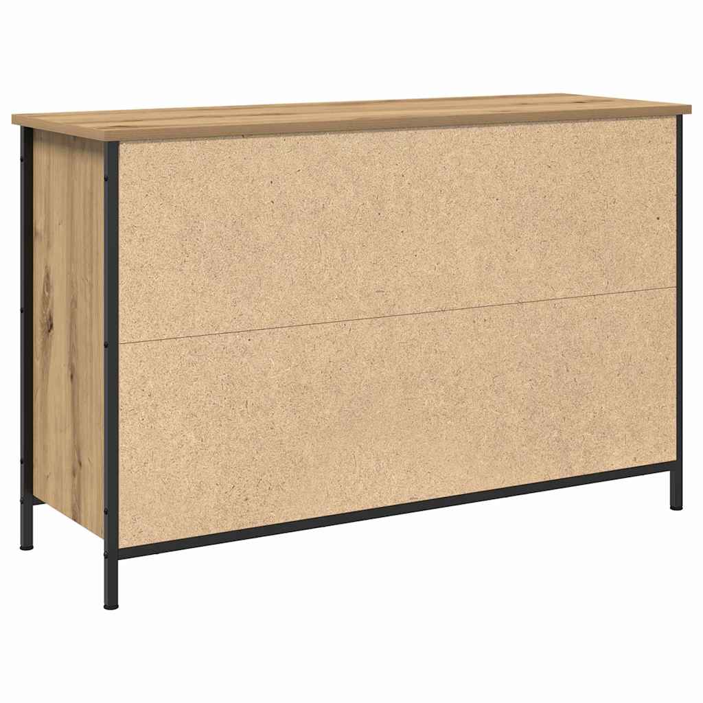 Cabinet TV stejar artizanal 101 x 35 x 65 cm Lemn compozit GartenMobel Dekor