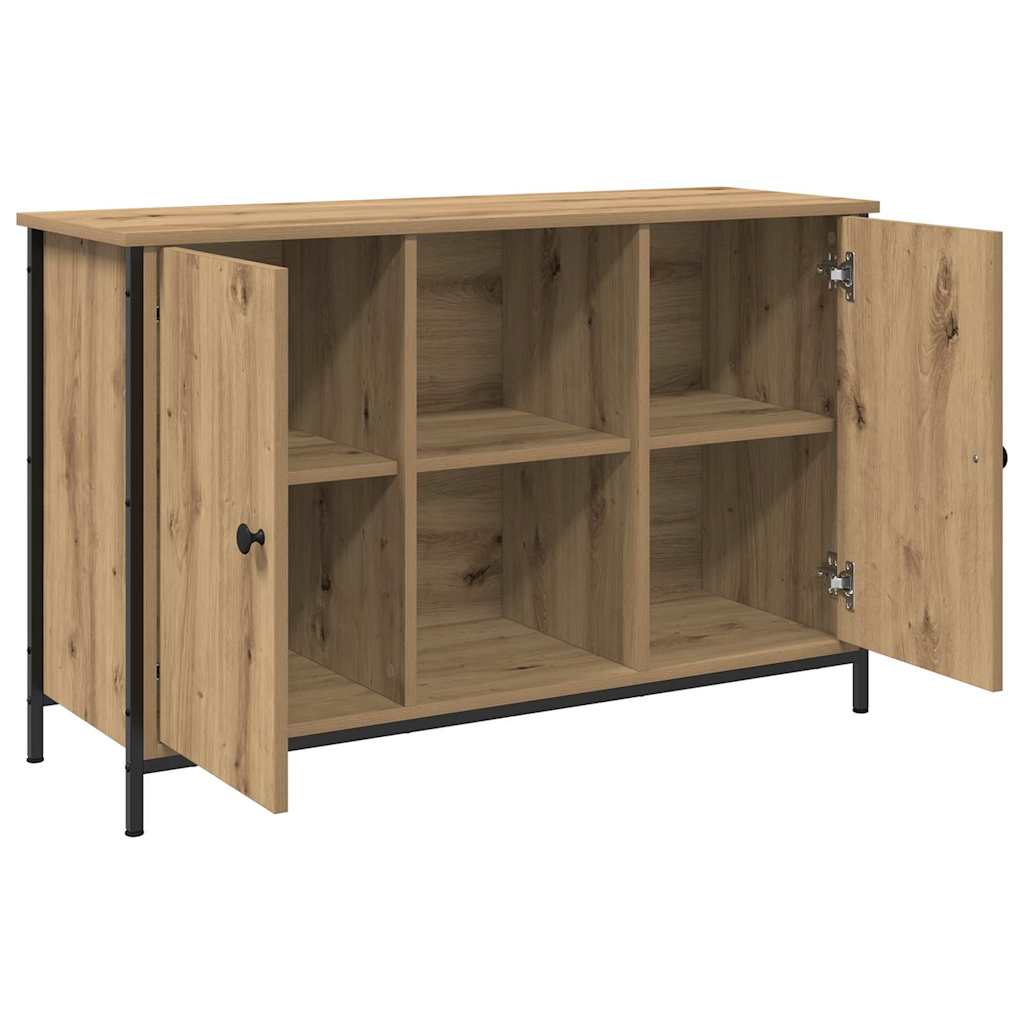 Cabinet TV stejar artizanal 101 x 35 x 65 cm Lemn compozit GartenMobel Dekor