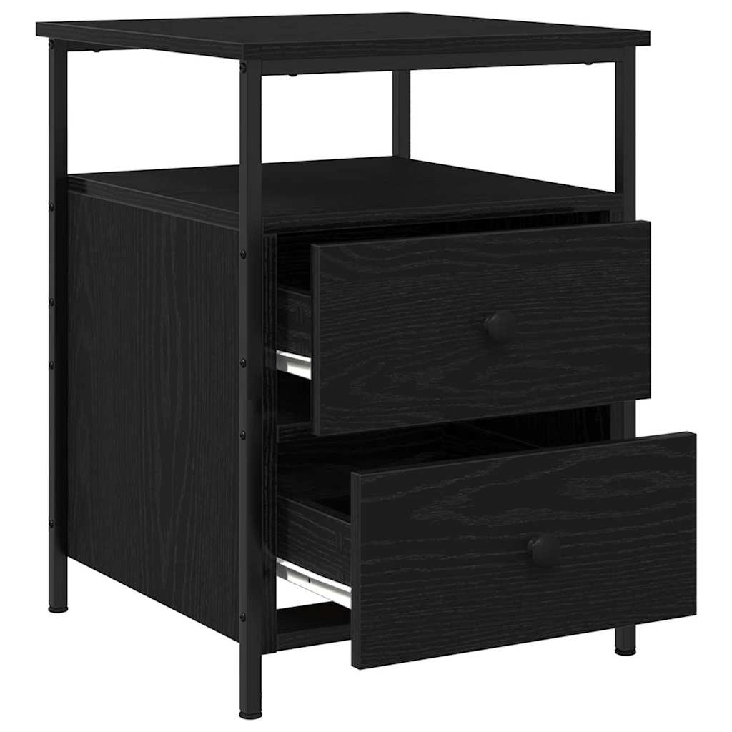 Cabinet de noptieră cu sertar Stejar negru 44 x 45 x 60 cm GartenMobel Dekor