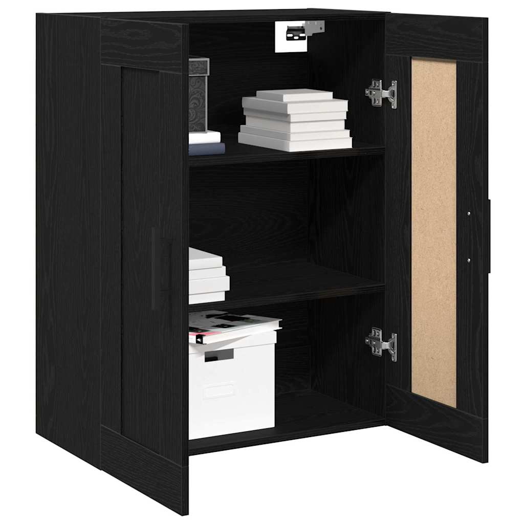 Cabinet suspendat Stejar negru 69.5 x 34 x 90 cm Lemn compozit GartenMobel Dekor