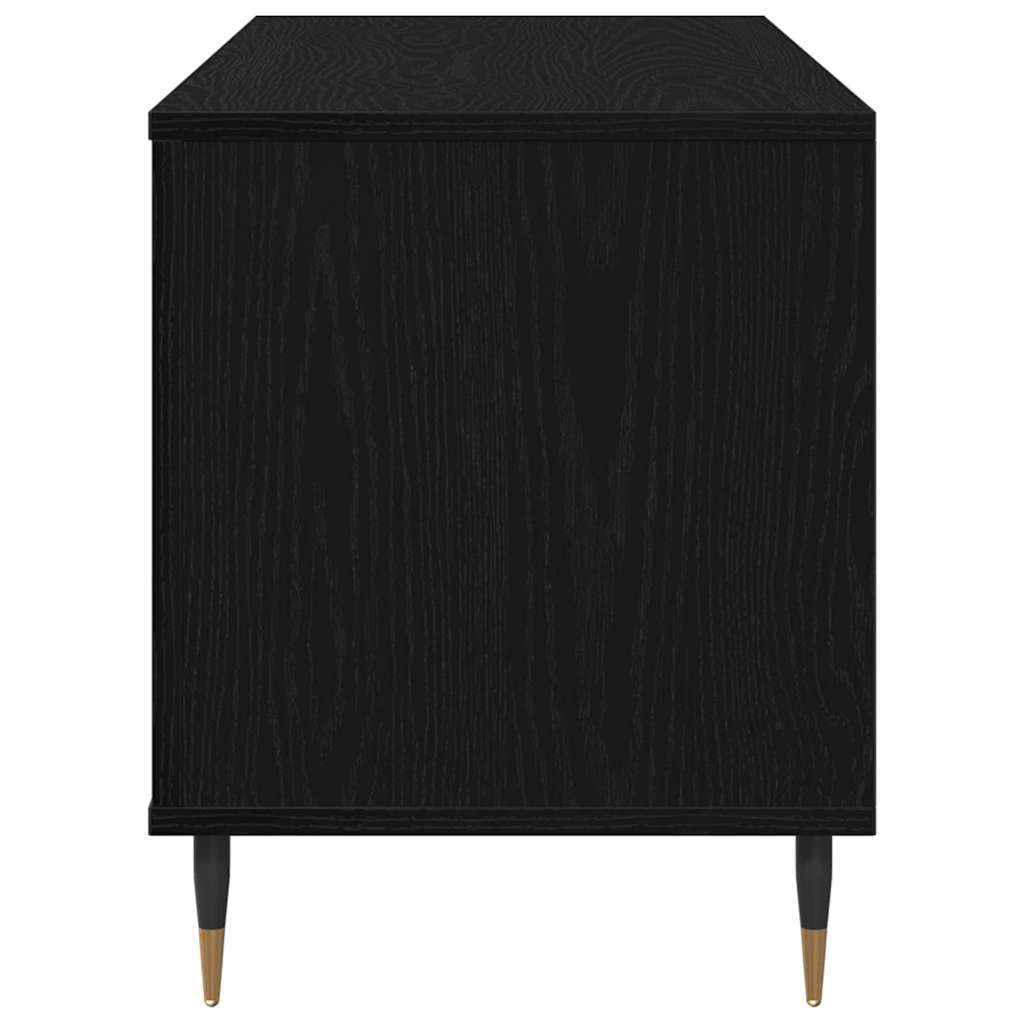 Dulap pentru discuri de vinil Stejar negru 100 x 38 x 48 cm GartenMobel Dekor