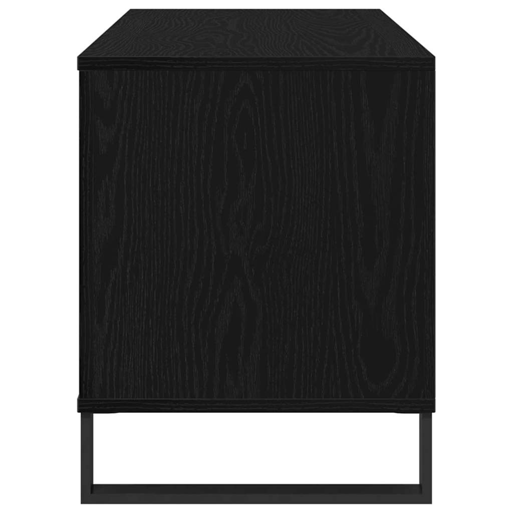 Dulap pentru discuri de vinil Stejar negru 100 x 38 x 48 cm GartenMobel Dekor