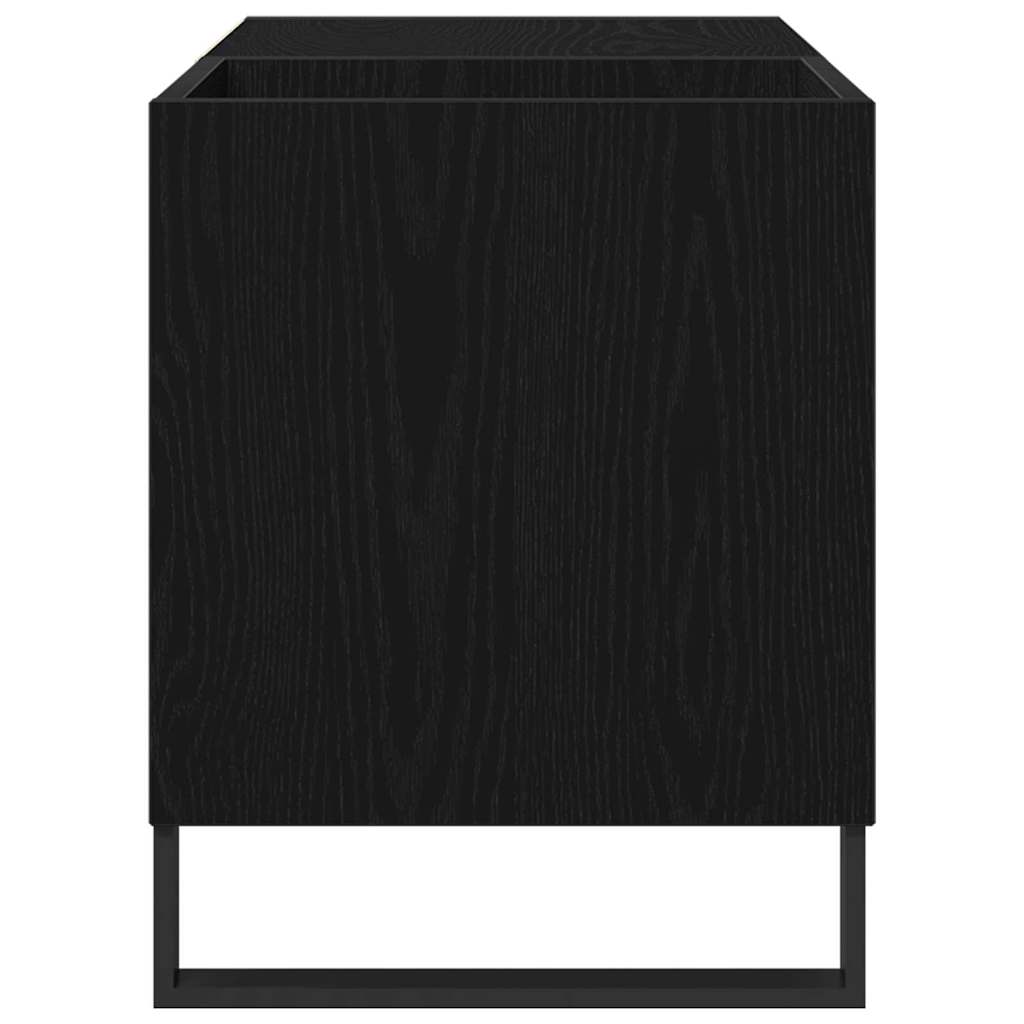 Dulap pentru discuri de vinil Stejar negru 85 x 38 x 48 cm GartenMobel Dekor