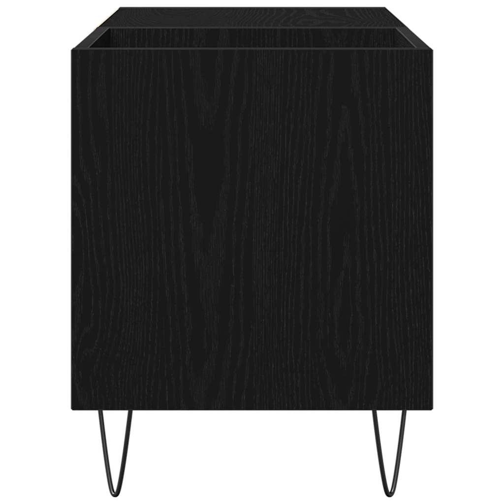 Dulap pentru discuri de vinil Stejar negru 85 x 38 x 48 cm GartenMobel Dekor