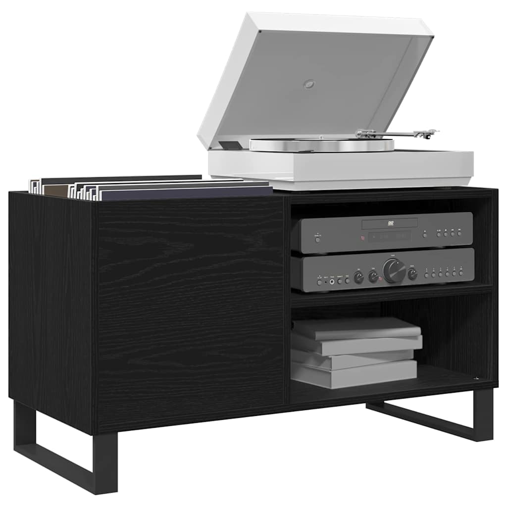 Dulap pentru discuri de vinil Stejar negru 85 x 38 x 48 cm GartenMobel Dekor