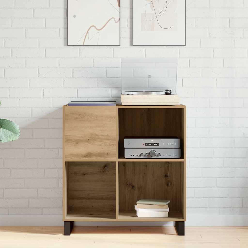 Dulap pentru discuri de vinil stejar artizanal 85 x 38 x 89 cm GartenMobel Dekor