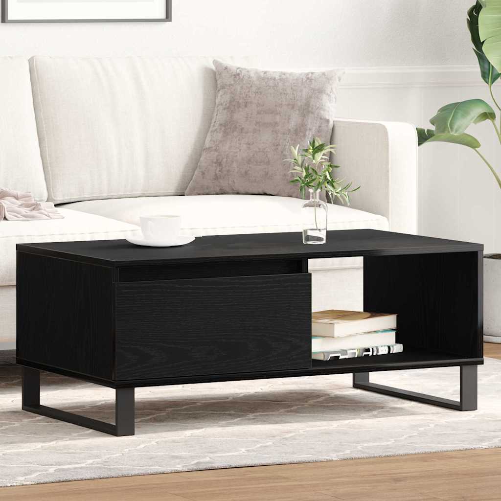 Masă de Cafea Stejar negru 90 x 50 x 36.5 cm Lemn compozit GartenMobel Dekor