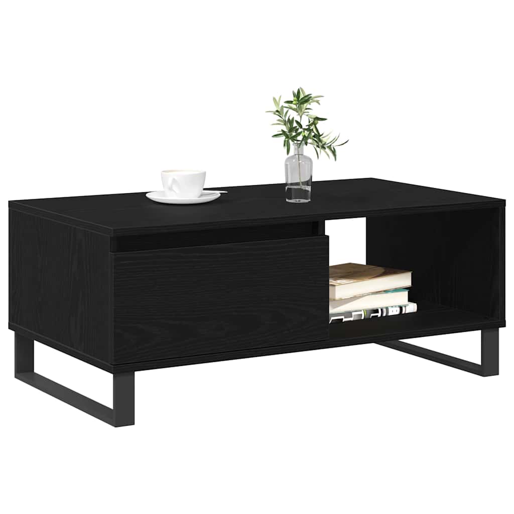 Masă de Cafea Stejar negru 90 x 50 x 36.5 cm Lemn compozit GartenMobel Dekor