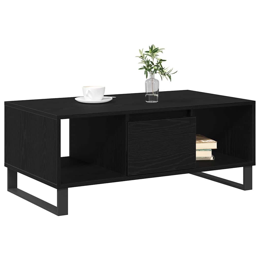 Masă de Cafea Stejar negru 90 x 50 x 36.5 cm Lemn compozit GartenMobel Dekor