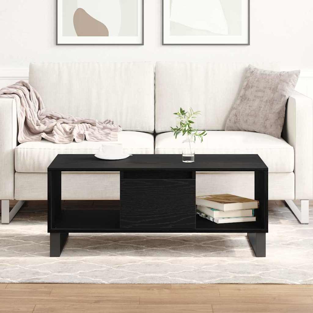 Masă de Cafea Stejar negru 90 x 50 x 36.5 cm Lemn compozit GartenMobel Dekor
