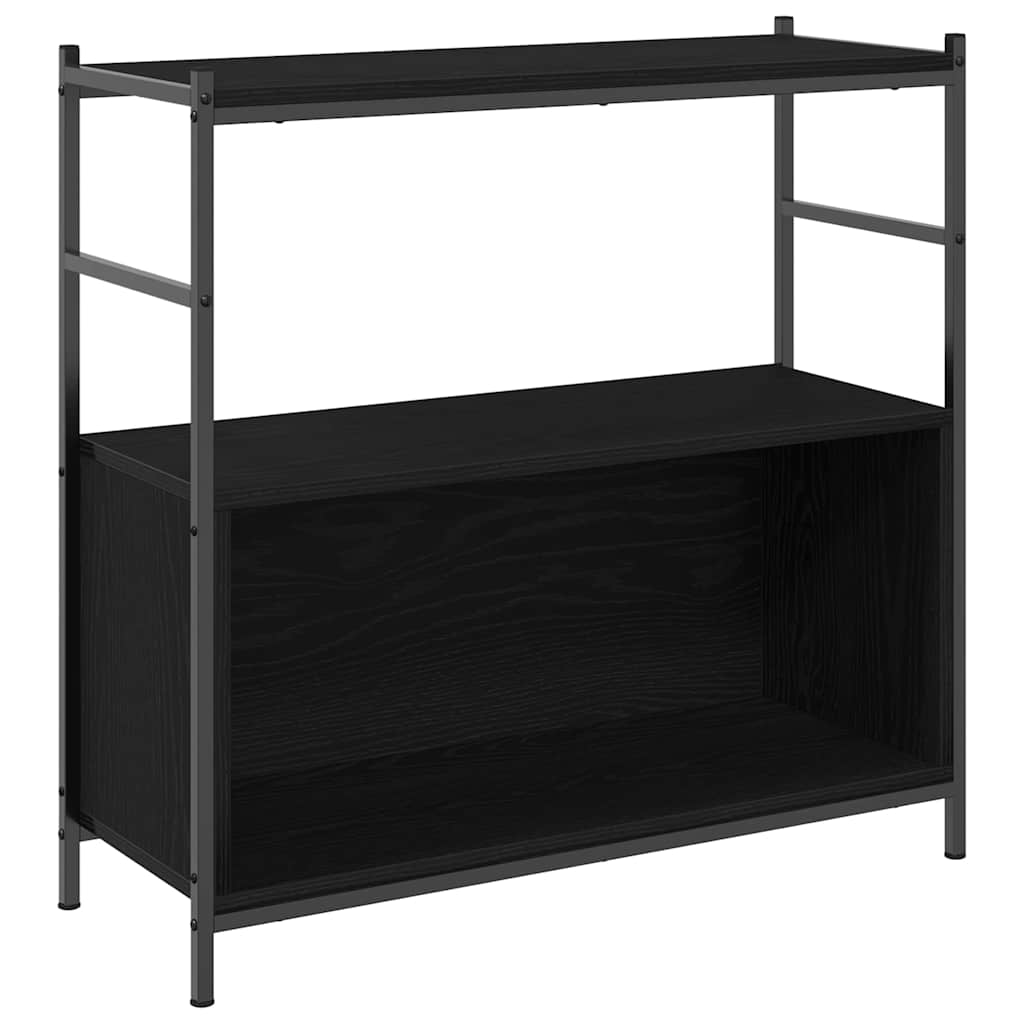 Raft pentru cărți Stejar negru 80 x 30 x 78.5 cm Lemn compozit GartenMobel Dekor