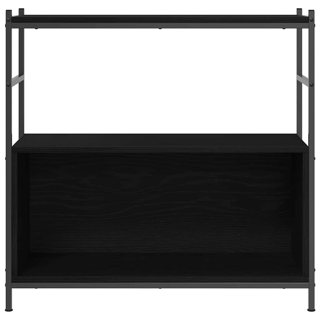 Raft pentru cărți Stejar negru 80 x 30 x 78.5 cm Lemn compozit GartenMobel Dekor