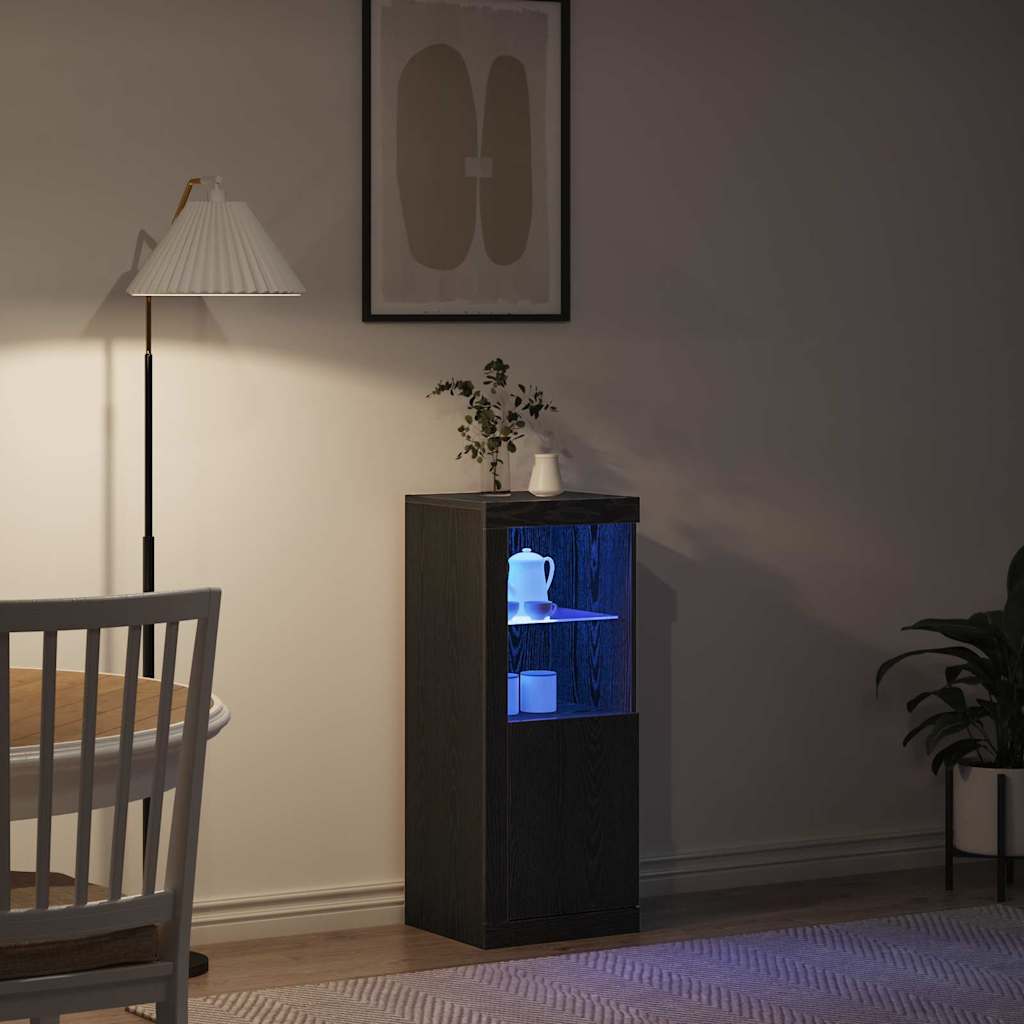 Bufet Stejar negru 41 x 37 x 100 cm Lemn compozit GartenMobel Dekor