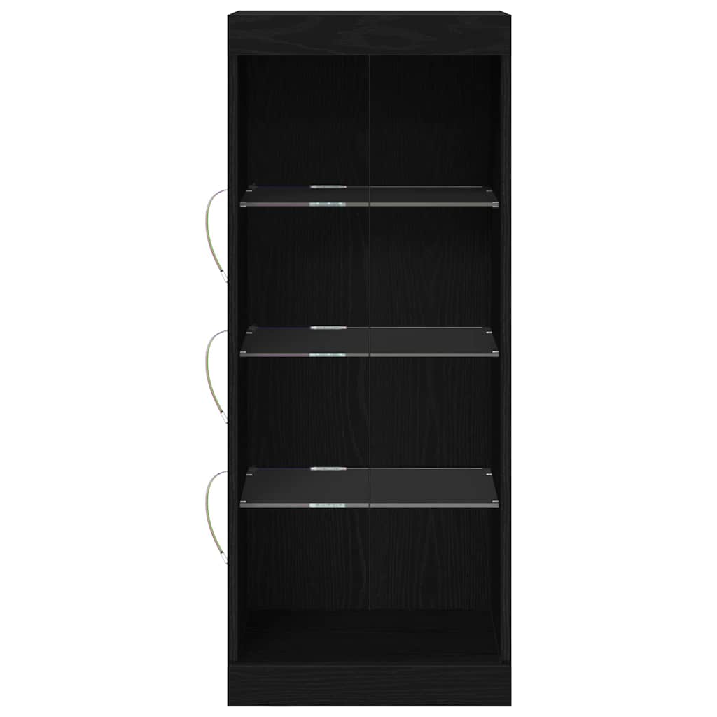 Bufet Stejar negru 41 x 37 x 100 cm Lemn compozit GartenMobel Dekor