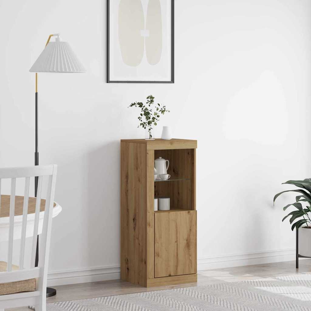 Bufet stejar artizanal 41 x 37 x 100 cm Lemn compozit GartenMobel Dekor