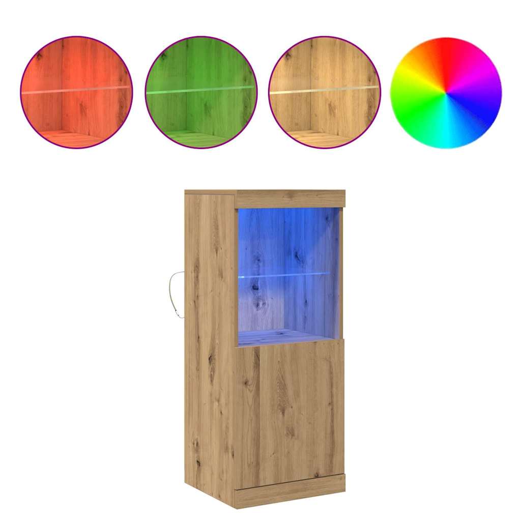 Bufet stejar artizanal 41 x 37 x 100 cm Lemn compozit GartenMobel Dekor