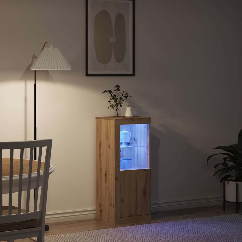 Bufet stejar artizanal 41 x 37 x 100 cm Lemn compozit GartenMobel Dekor